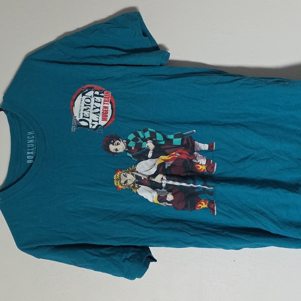 Demon Slayer Mugen Train Men's T-Shirt - Teal